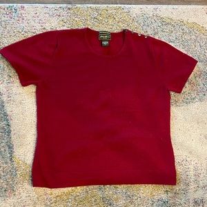 Beautiful Eddie Bauer Merino Wool Sweater Top size L
